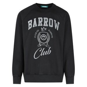 Barrow Black Cotton Sweatshirt Men